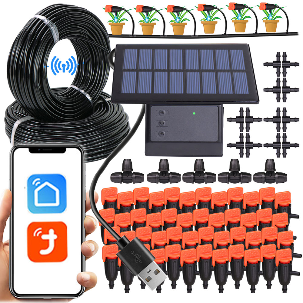 Smart Garden Domes - Tuya Wifi-compatibility Solar Power Timer Smart