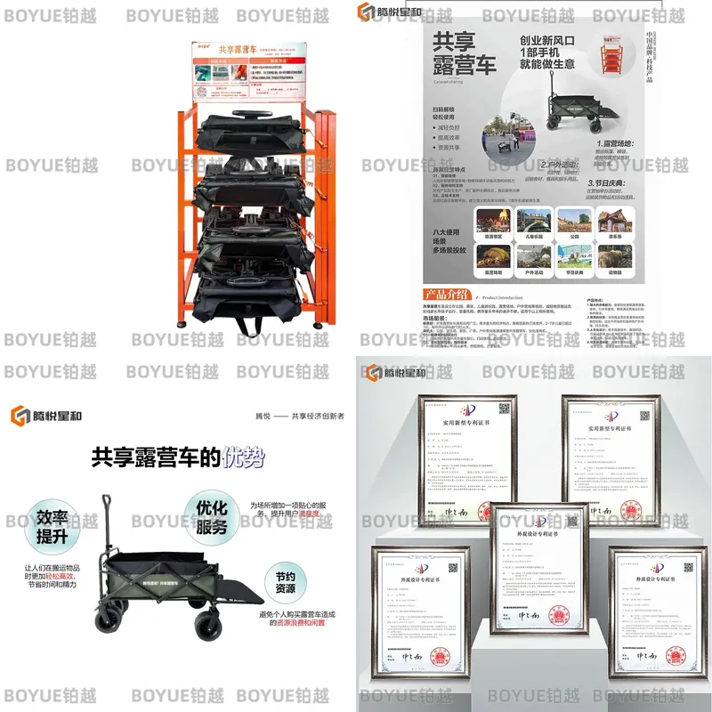 Smart Garden Cart - Portable Folding Camping Wagon with Smart