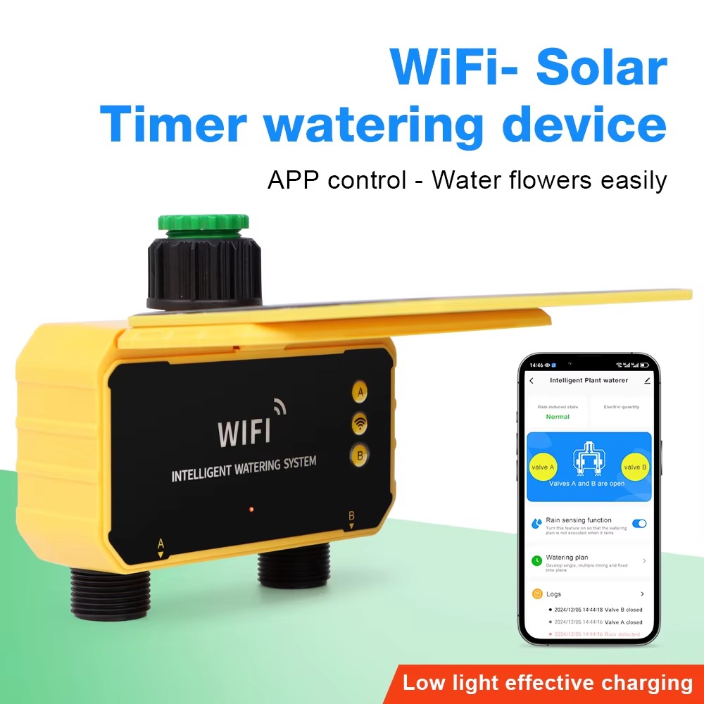 1/2 Outlets WIFI Solar Irrigat - đánh giá và giá Wifi Irrigation Timer