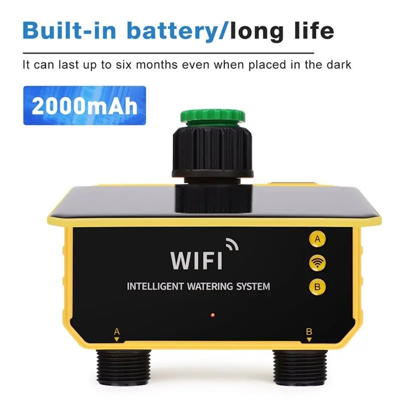 1/2 Outlets WIFI Solar Irrigat - đánh giá và giá Wifi Irrigation Timer