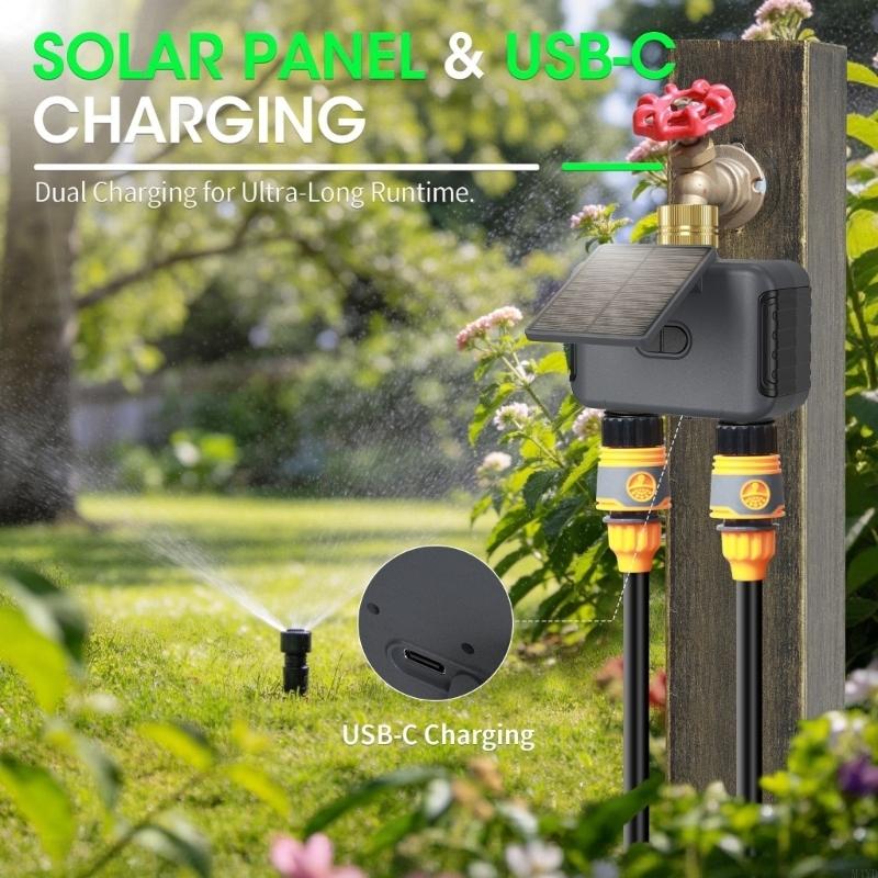 Hẹn giờ tưới nước bằng năng lư - đánh giá và giá Wifi Irrigation Timer