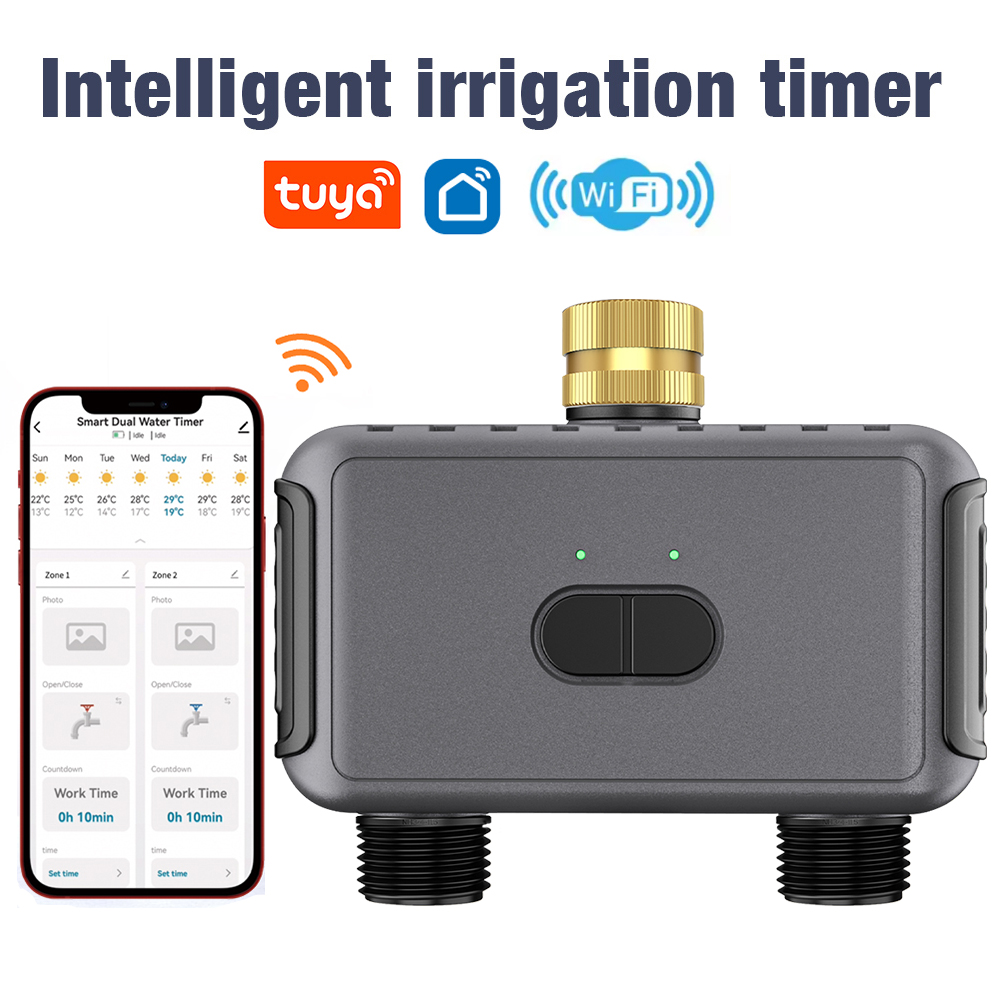 Wifi Automatic Water Timer Dua - đánh giá và giá Wifi Irrigation Timer