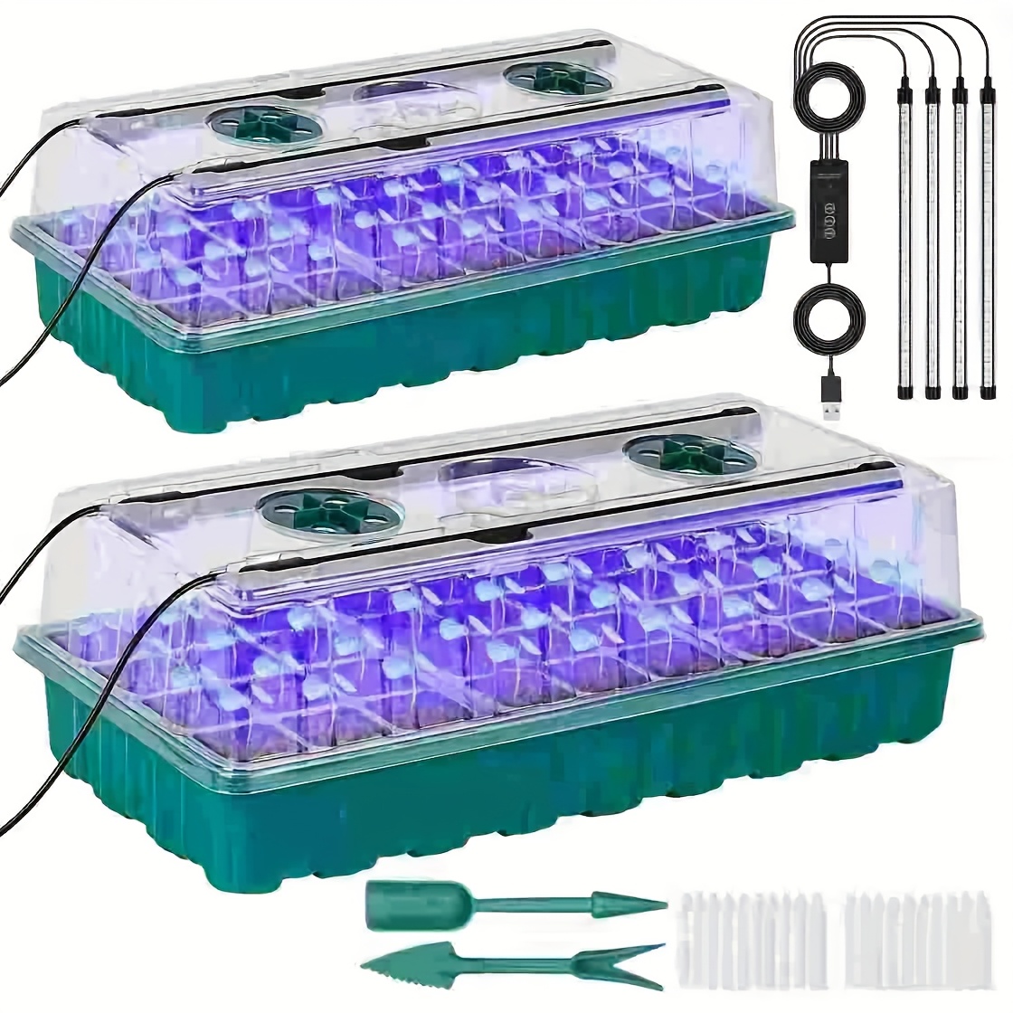72-Cell Seed Starter Tray with - đánh giá và giá Smart Garden Domes