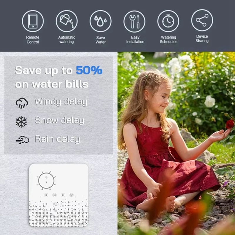 Tuya WiFi Smart Sprinkler Cont - đánh giá và giá Wifi Irrigation Timer