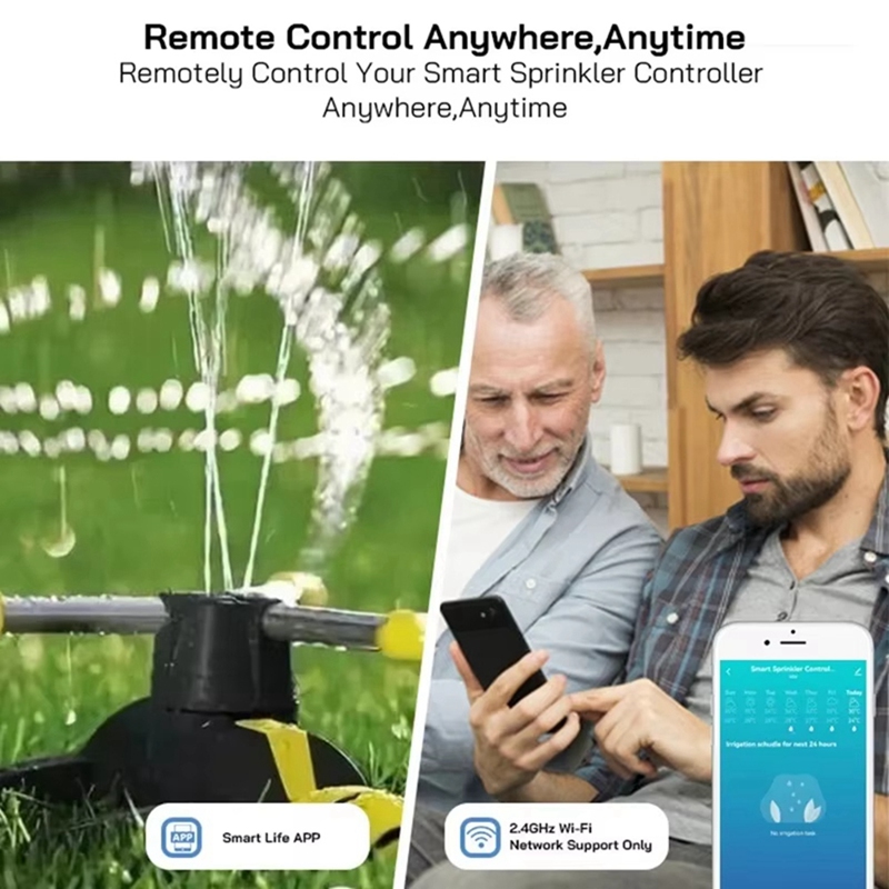Tuya WiFi Smart Sprinkler Cont - đánh giá và giá Wifi Irrigation Timer