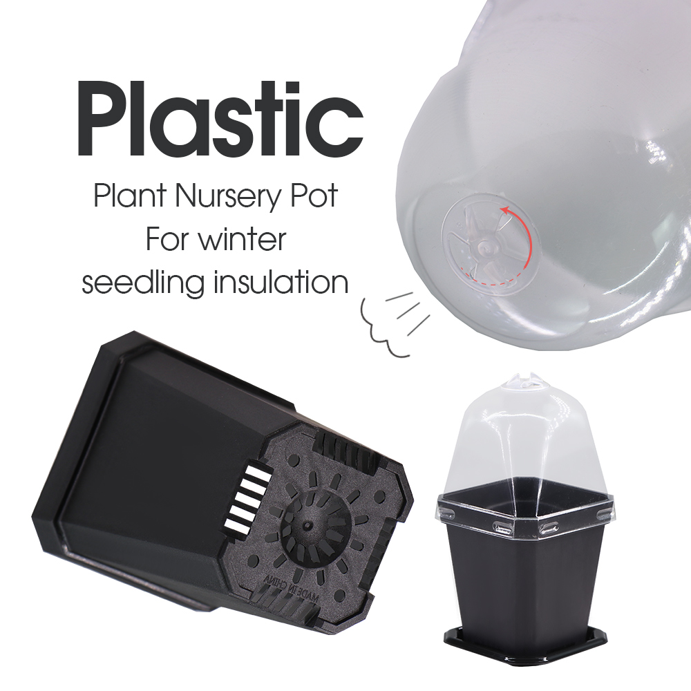 Sturdy Black Planter Pots with - đánh giá và giá Smart Garden Domes