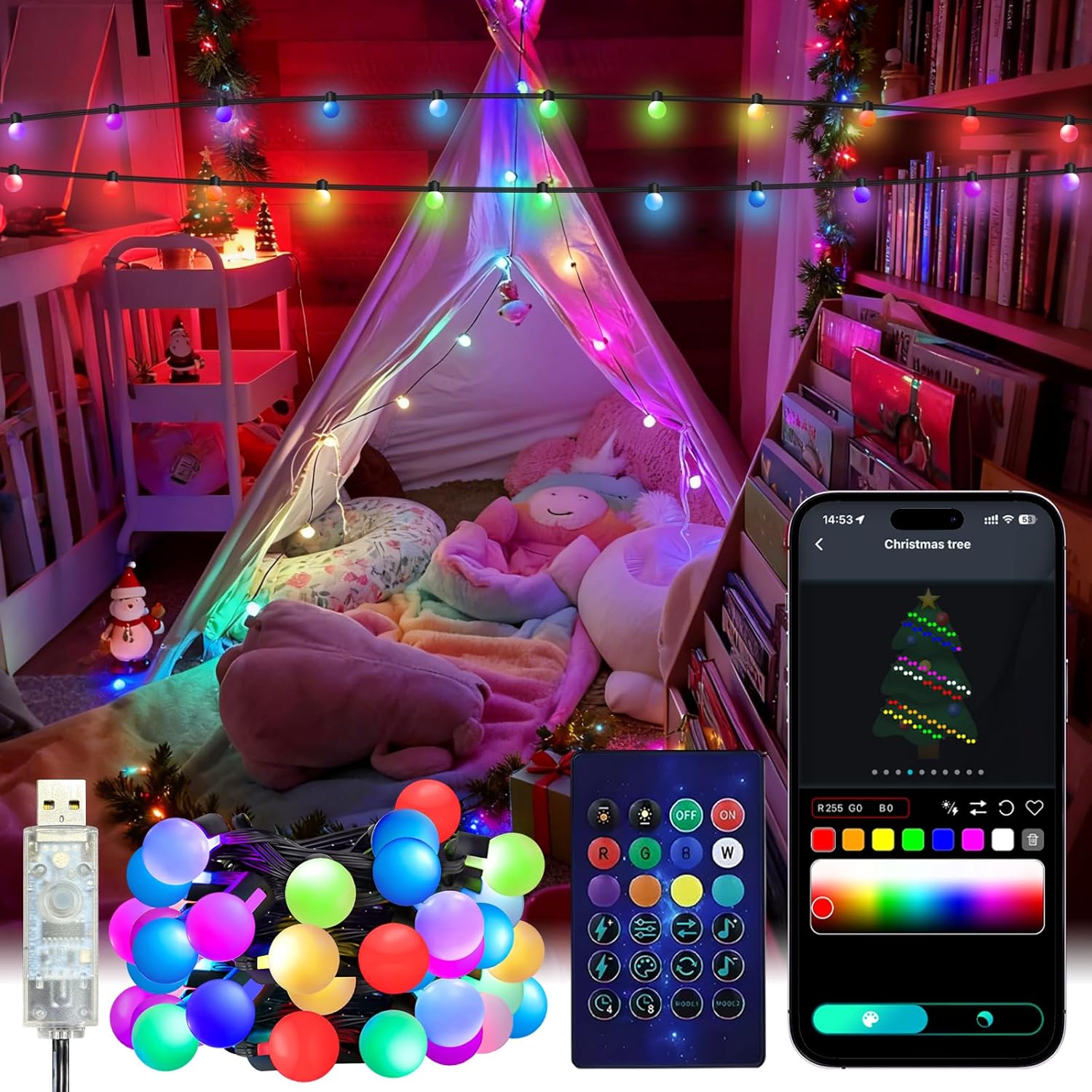 Smart Globe String Lights 5/10 - đánh giá và giá Smart Garden Accessories