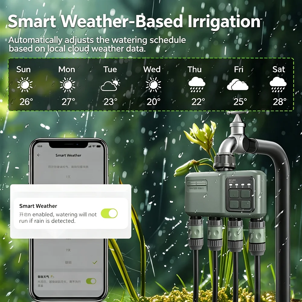 WiFi RF433 Smart Garden Sprink - đánh giá và giá Smart Garden Accessories
