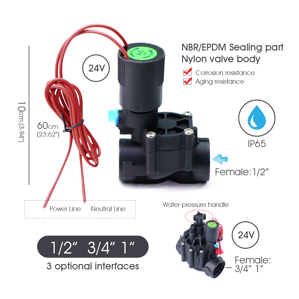 Garden Hose Solenoid Valve Con - đánh giá và giá Smart Garden Accessories